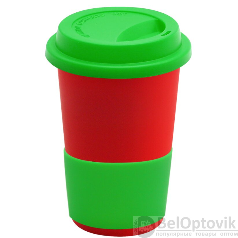Кружка Magic To Go, красный/зелёный