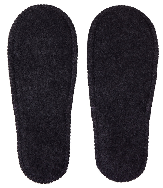 Тапочки двухцветные для бани и сауны «Healing», Цвет серый/белый