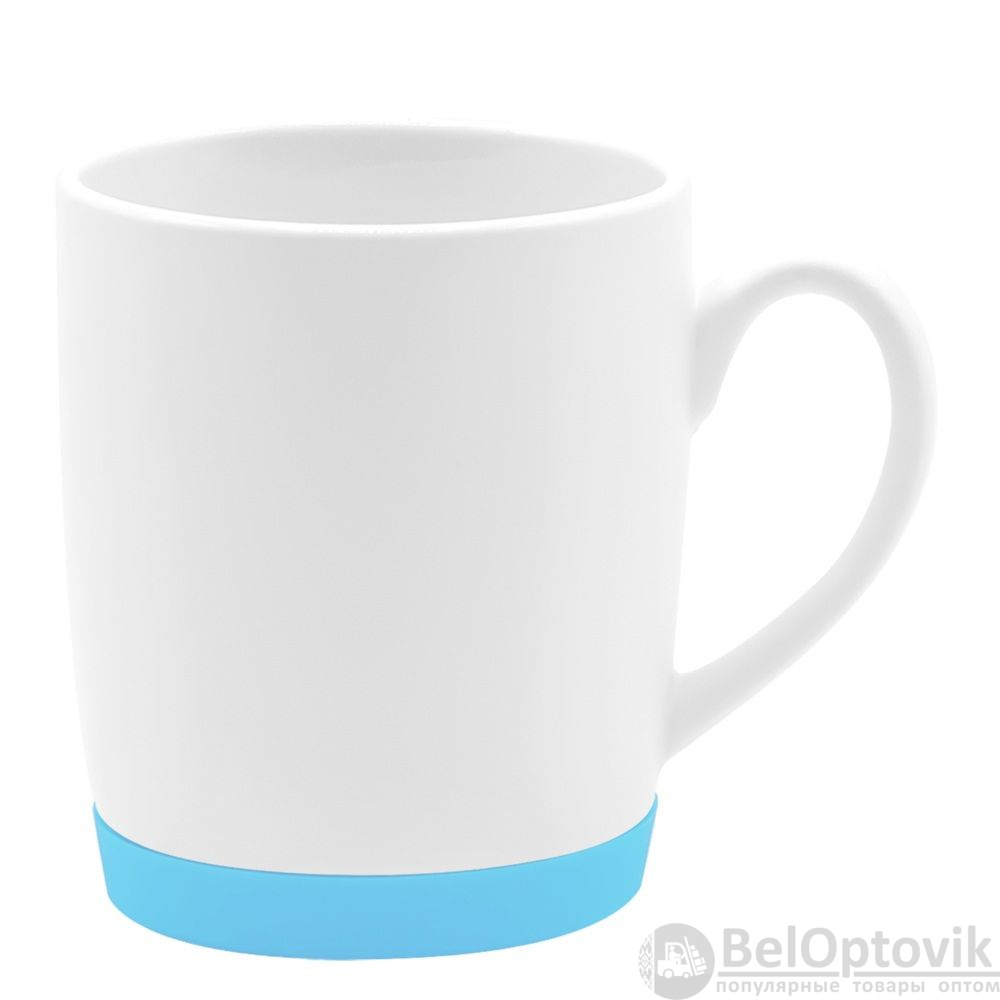 Кружка Make Me To Go, белая/голубая