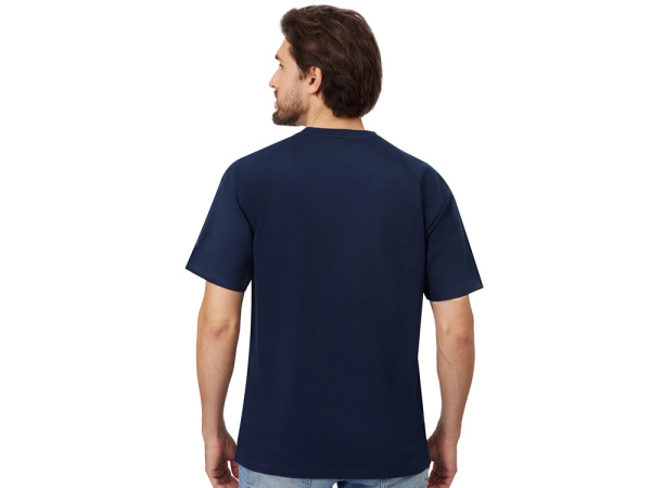 Футболка из френч терри «Warsaw», унисекс, Размер M, Цвет темно-синий