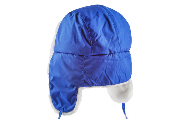 Шапка-ушанка синяя