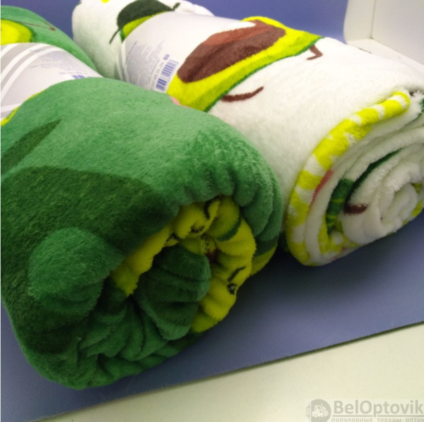 Плед Велсофт 180 х 200 см., плотность 200г/м2 / цвет МИКС