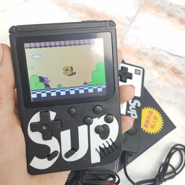 Портативная приставка с джойстиком Retro FC Game Box PLUS Sup Dendy 3” 400in1 Красный