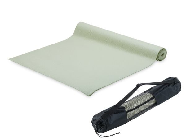 Набор для спорта с ковриком и фитнес-резинками «Virasana», Цвет зеленый оливковый, черный