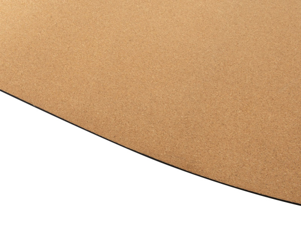 Пробковый коврик для йоги и фитнеса «Namaste», Цвет натуральный, черный