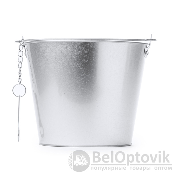Металлическое ведро QUINTO, Серебро