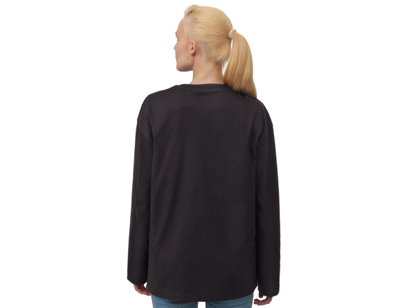 Лонгслив оверсайз «Berlin» унисекс, Размер XL-2XL, Цвет темно-серый