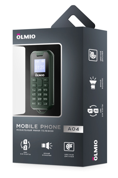 A04 Olmio (зеленый) Мобильный телефон
