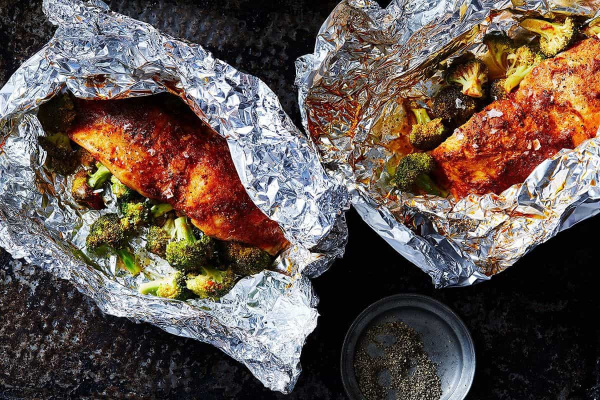 Фольга алюминиевая 0,3*40м, пищевая, для запекания Home Queen