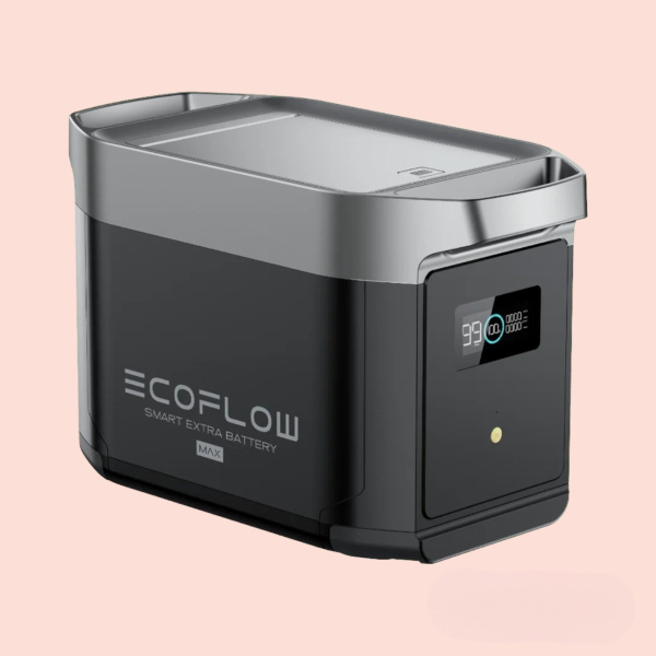 Умная дополнительная батарея для портативной электростанции EcoFLow Delta 2 Max Extra Battery 2048 Втч / Бесперебойное электропитание бытовых приборов в доме в любой чрезвычайной ситуации
