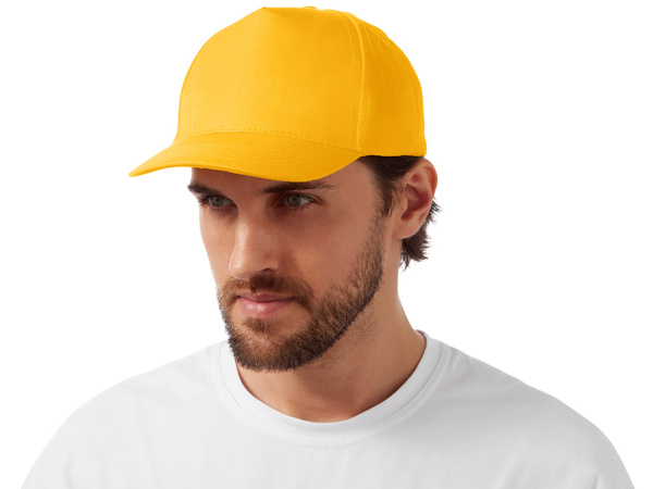 Бейсболка «Poly», Размер 56, Цвет золотисто-желтый