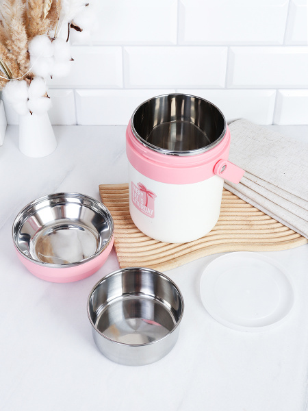 Ланч-бокс 2 л /держит тепло до 4 часов /VD-544 /уп 36/ Термос для еды