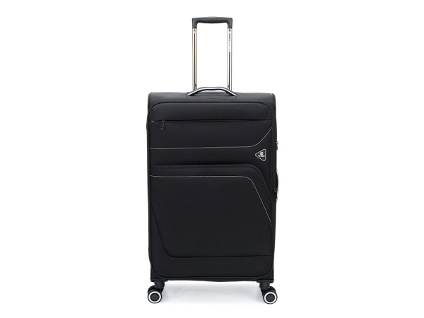 Чемодан «НЕРО», 90 л, Размер L, Цвет черный