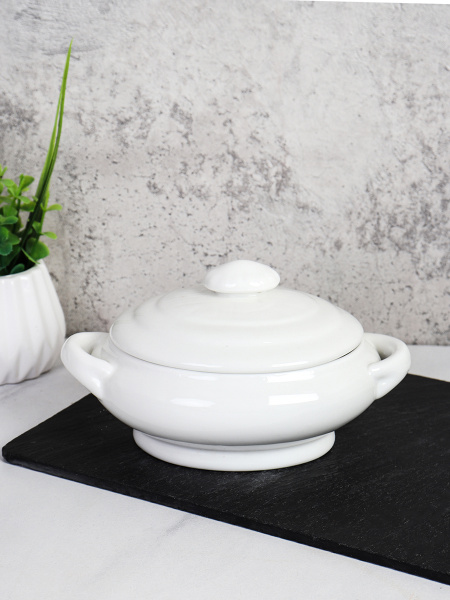 Супница с крышкой порционная / SWR-23 /уп 36/