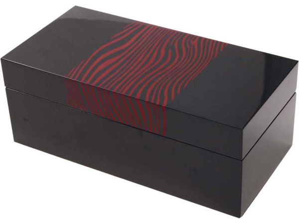 Набор: ручка перьевая, чернильница, блоттер, Цвет черный/золотистый