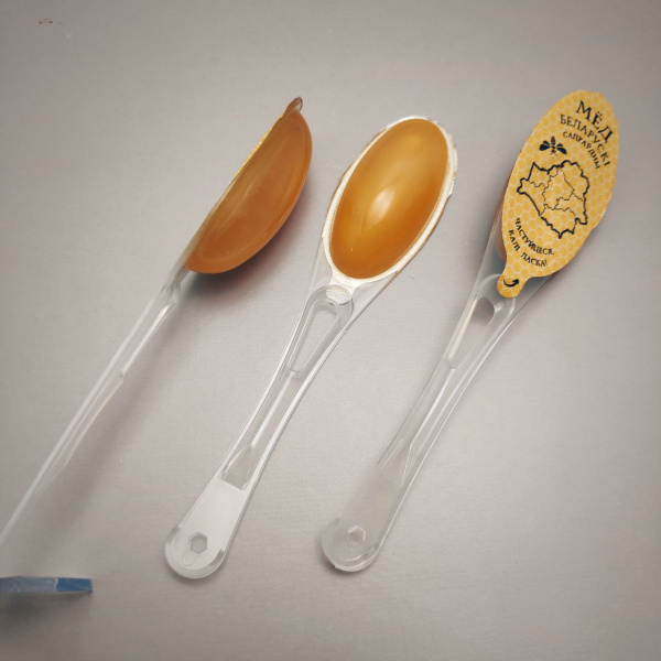 Мед натуральный сувенирный в ложке 9 грамм, разнотравье (1 ложка меда)