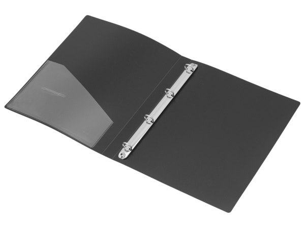 Папка на 4-х кольцах, Цвет черный