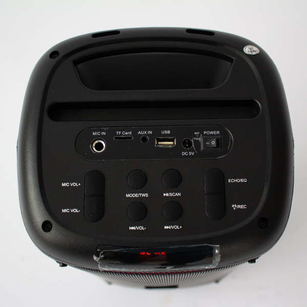 Портативная bluetooth колонка Eltronic DANCE BOX 220 Watts арт. 20-47 с LED-подсветкой и RGB светомузыкой, пультом дистанционного управления