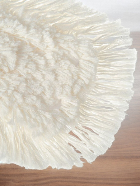 Насадка на швабру хлопковая разрезная, крепление карман, 80 см