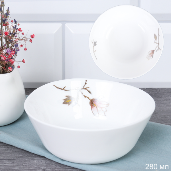 Бульонница 250 мл Евро / FLMLW45 (20023) /уп 108/ Магнолия/724364