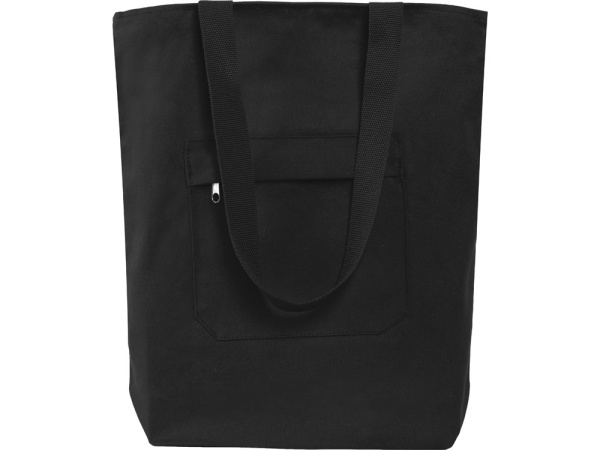 Сумка на молнии «Zipper» из хлопка 280 г/м2, Цвет черный