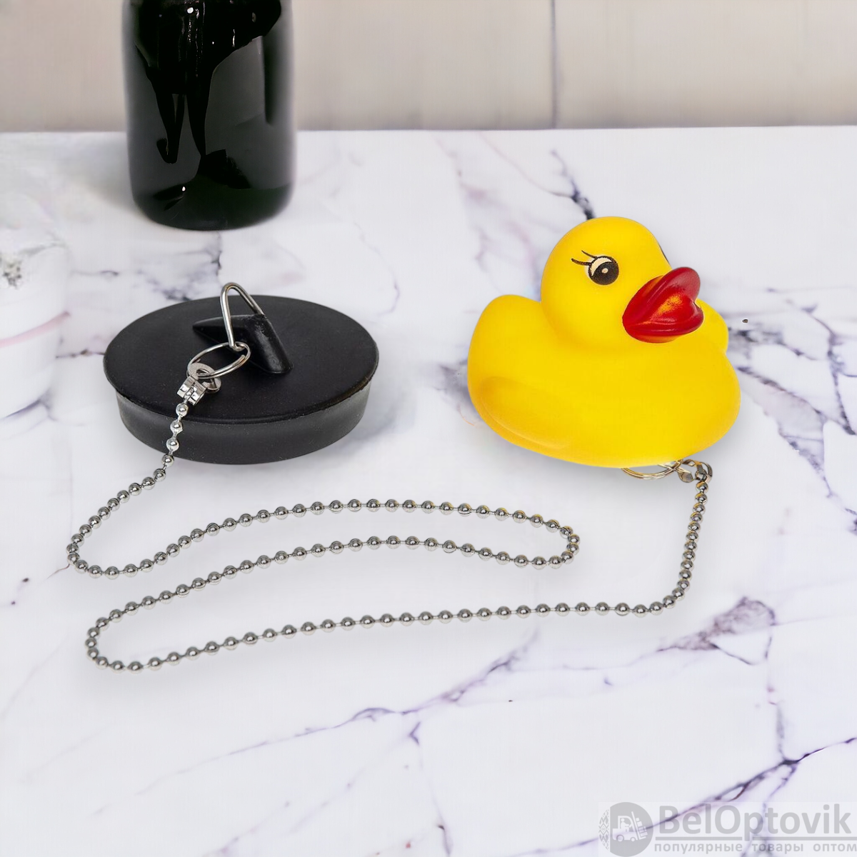 Пробка для ванны с игрушкой, дизайн в ассортименте