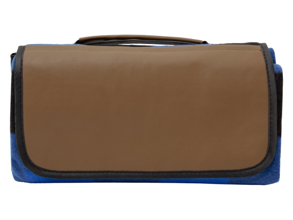 Плед для пикника «Recreation», Цвет синий/черный