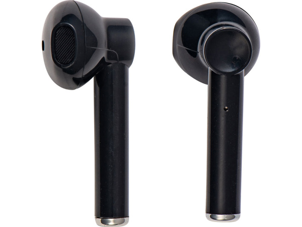 Беспроводные наушники TWS c подсветкой лого «Twinkles», Цвет черный