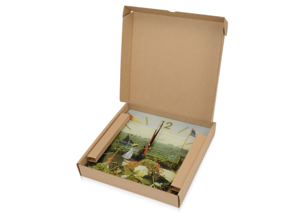 Часы настенные «Моне. Сад в Сент-Андрес», Цвет зеленый