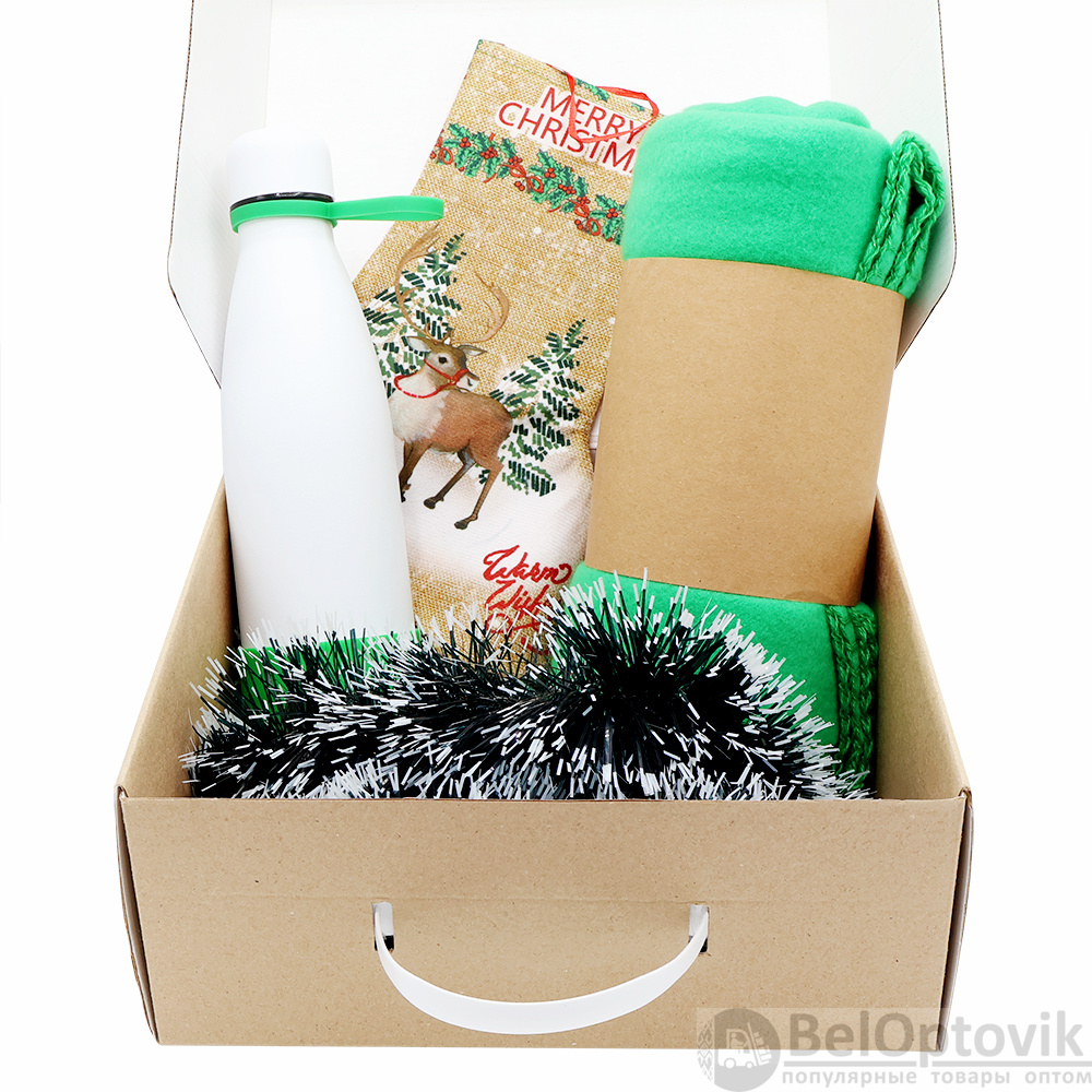 Подарочный набор Теплый вечер , зеленый