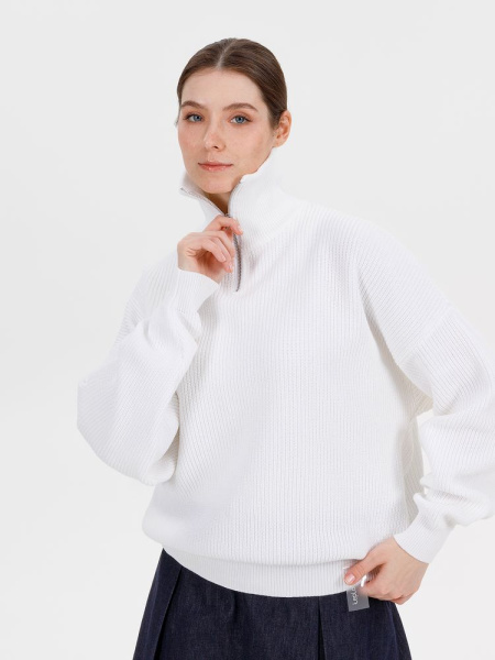 Джемпер Siluetti Birne, молочно-белый, S/M, L/XL