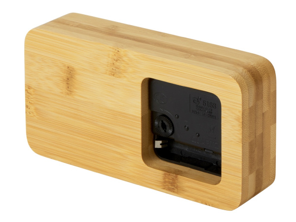 Часы из бамбука «Squarium», Цвет натуральный