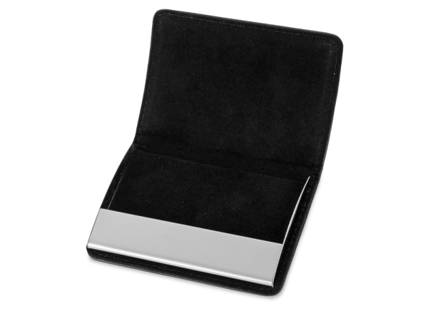 Визитница «Намибия», Цвет черный/серебристый