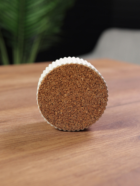 Рельефный - Стакан декоративный рельефный из гипса, арт. g004002