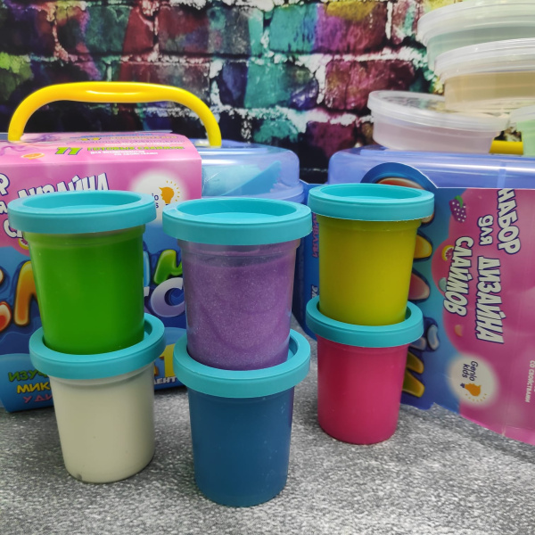 Набор для творчества MAXI Genio Kids "Создай слайм" Слаймбокс большой