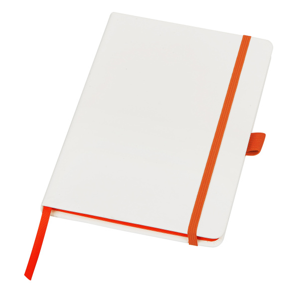 Блокнот A5 «ColorNote White», Цвет белый/оранжевый