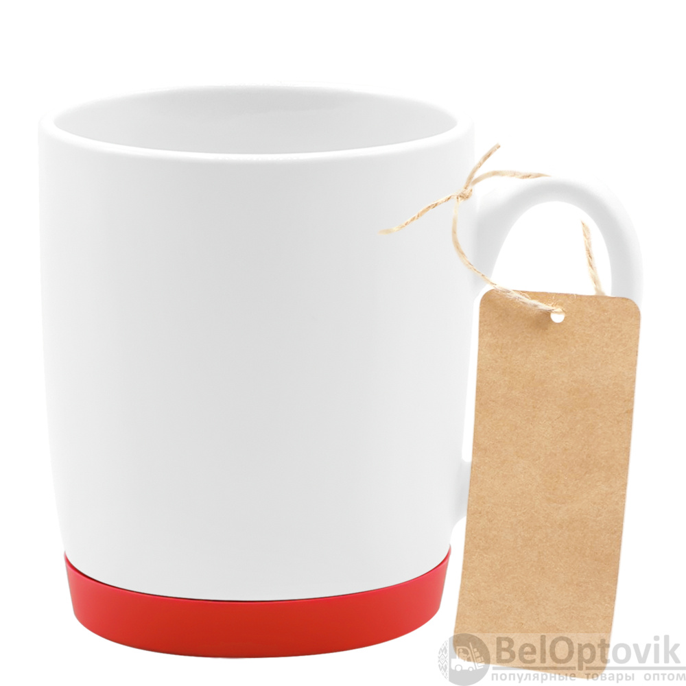 Кружка Make Me To Go, белая/красная_с_биркой