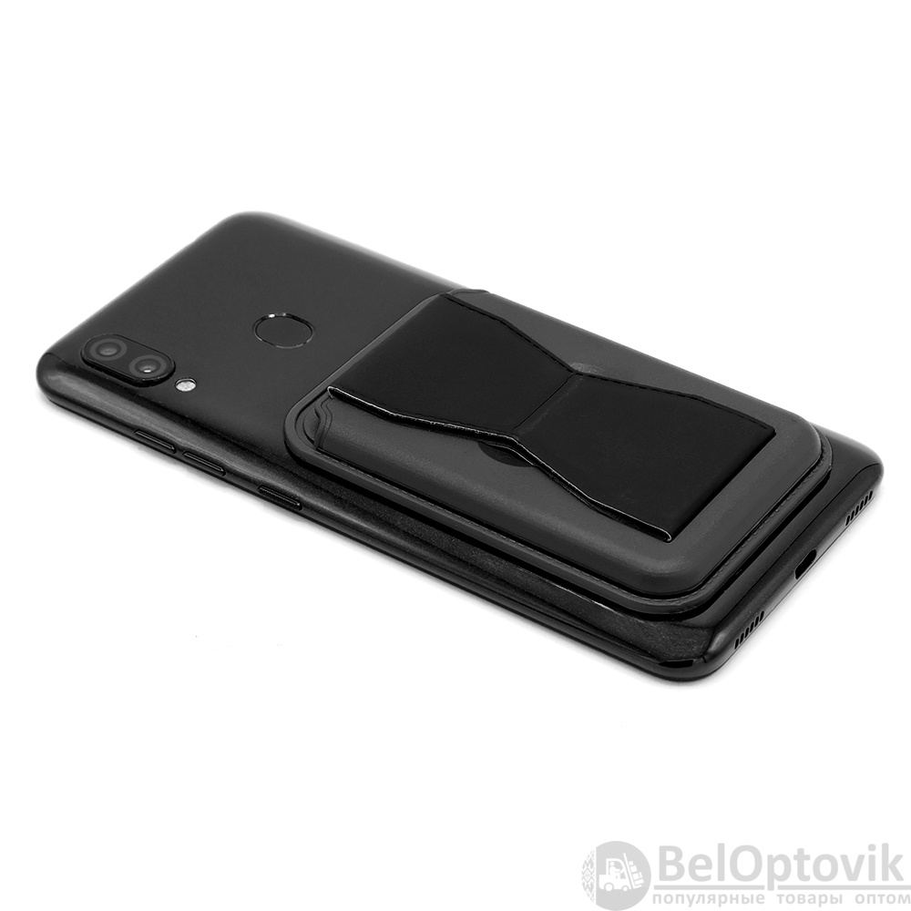 Держатель карт на телефоне MINKAR, чёрный