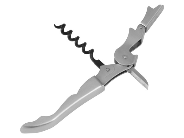 Нож сомелье из нержавеющей стали Pulltap's Inox, Цвет черный, серебристый