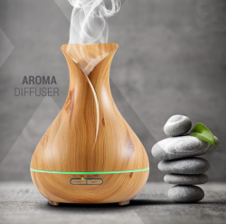 Увлажнитель воздуха,  аромадиффузор Air Humidifier Aromatherapy "Тюльпан" (луковица), с пультом, 400ml, 220V Песочный