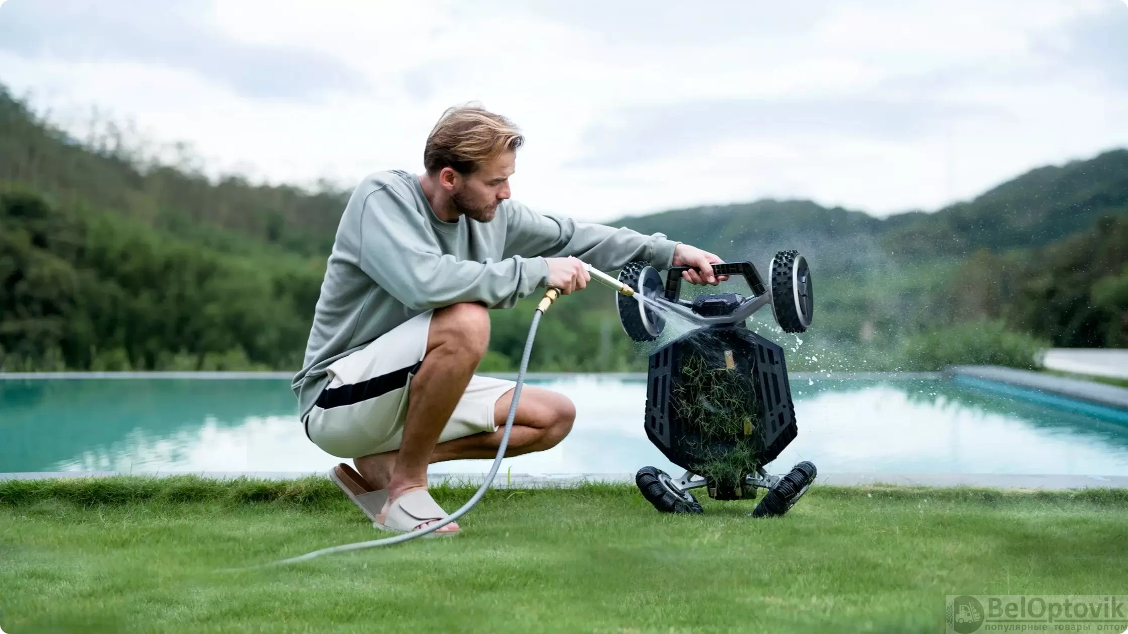 Газонокосилка-робот EcoFlow Blade Lawn Sweeper Kit Bundle / Бережный и умный уход за вашим газоном
