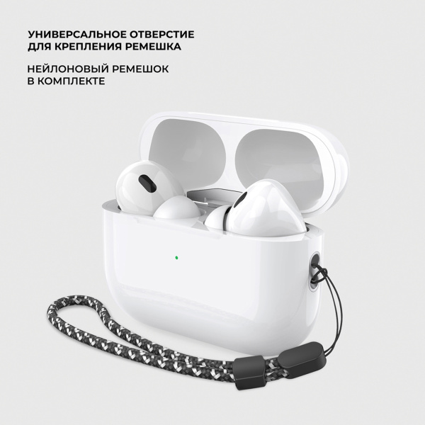 Беспроводные наушники с микрофоном Air Pro 2 ANC, TWS, BT 5.3, 300 мАч, ANC, QI, Цвет белый