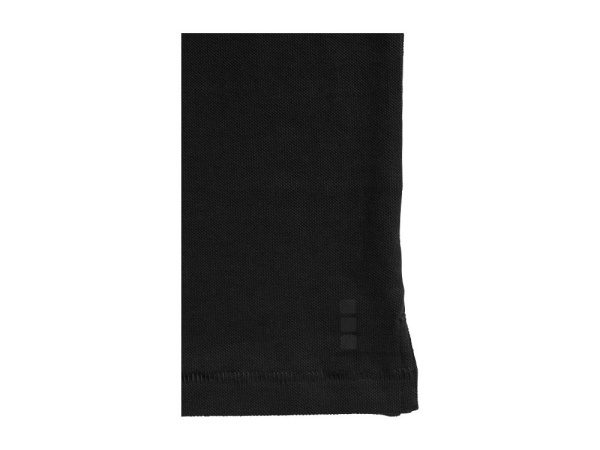 Рубашка поло "Oakville" мужская с длинным рукавом, Размер XL, Цвет черный