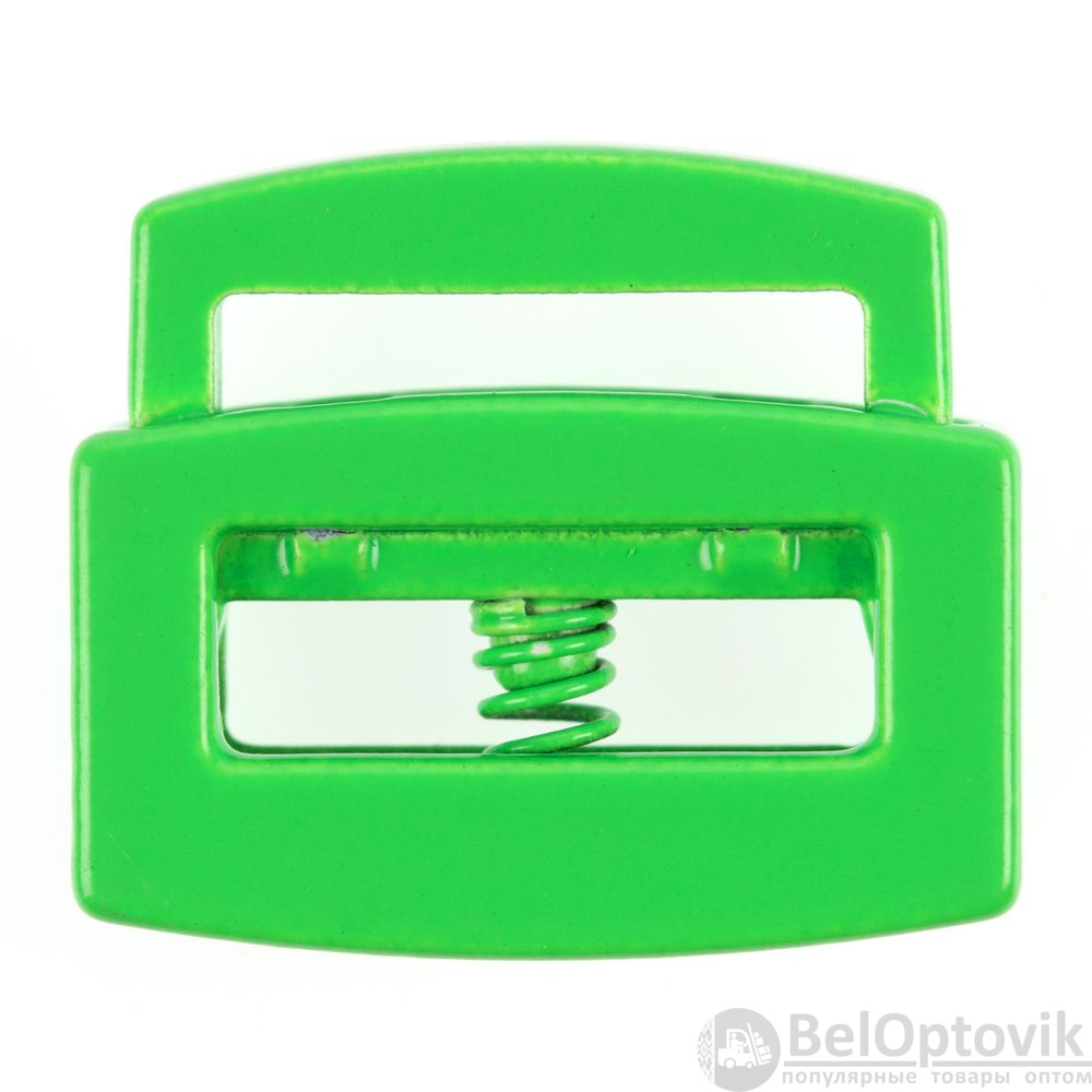 Фиксатор для шнура Latch, зеленый неон, 1,3х1,8х0,3 см