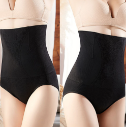Высокие утягивающие трусики-корсет "Love is Simple" Коррекция бедер и талии Черные M