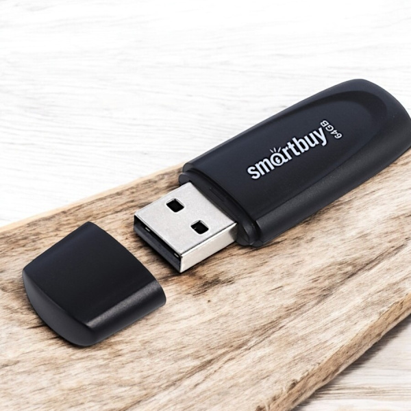 Флеш-диск 64 GB SmartBuy, USB 2.0 / Накопитель, флешка