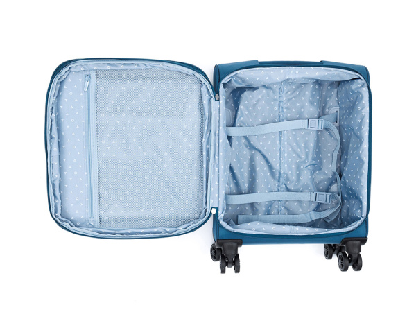 Чемодан «ВИВИ», 36 л, Размер S, Цвет синий