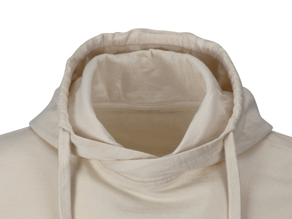 Толстовка с капюшоном «Pure» из неокрашенного хлопка, мужская, Размер L, Цвет натуральный (неотбелённый)