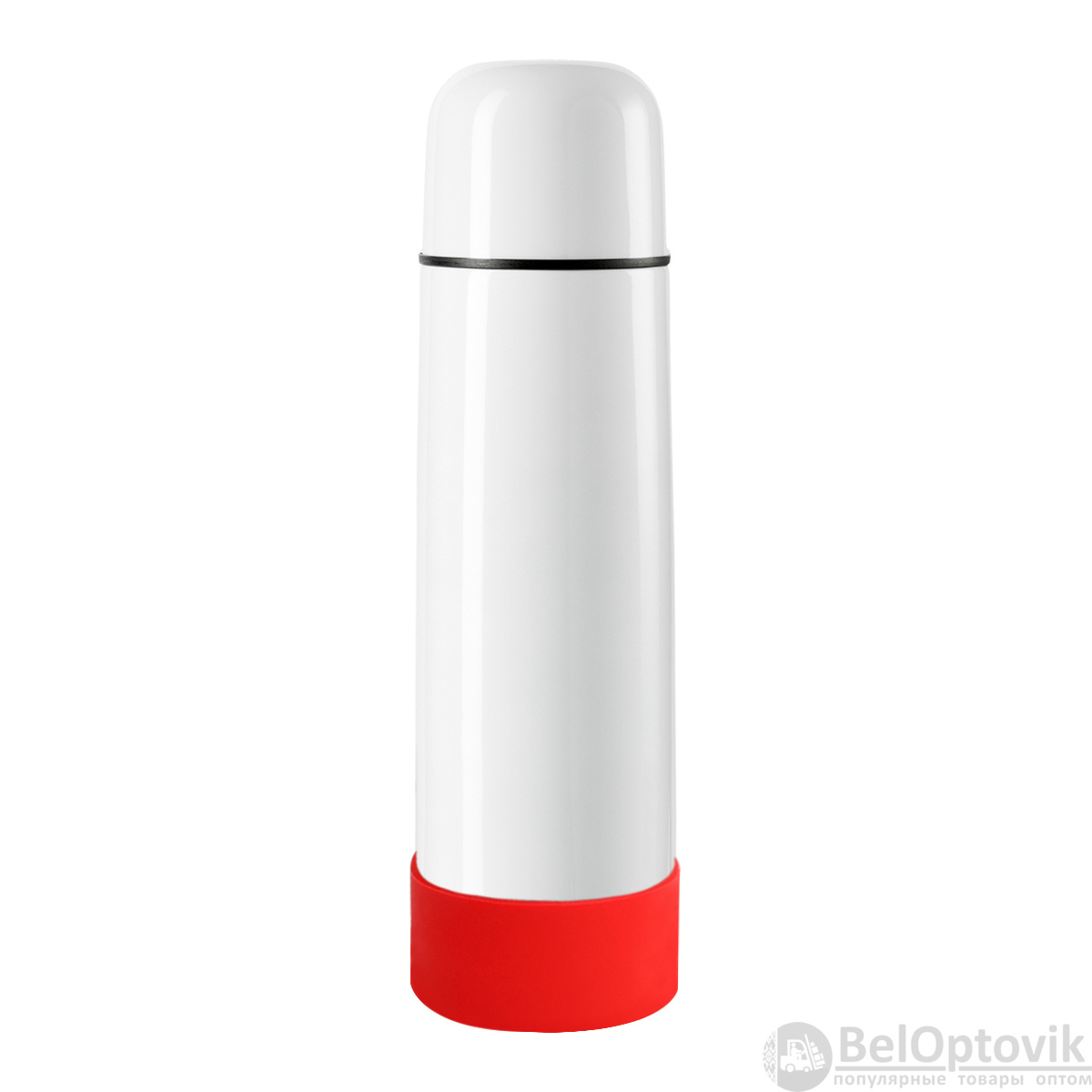 Термос Picnic Bright To Go, белый/красный