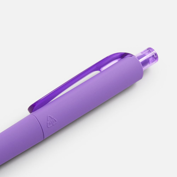 Ручка шариковая Prodir DS8 PRR-T Soft Touch, фиолетовая, 14х1,1 см